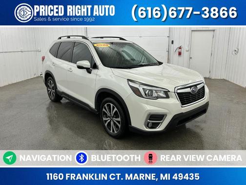 Crystal White Pearl 2020 Subaru Forester Limited