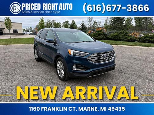 Dark Persian Green 2020 Ford Edge Titanium