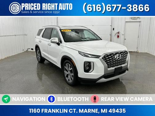 Hyper White 2021 Hyundai PALISADE SEL
