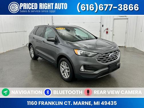 Carbonized Gray Metallic 2022 Ford Edge SEL