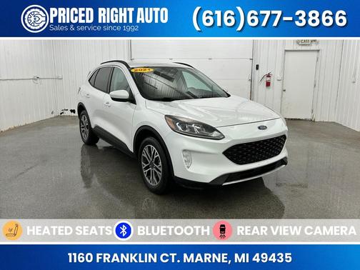Oxford White 2021 Ford Escape SEL