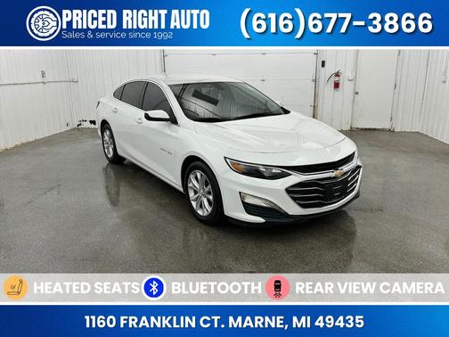 Summit White 2020 Chevrolet Malibu FWD LT