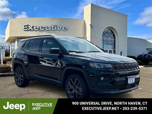 Black 2025 Jeep Compass Limited SUV