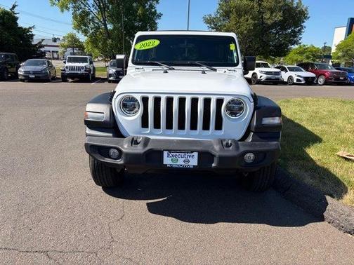 White 2022 Jeep Wrangler Unlimited Sport