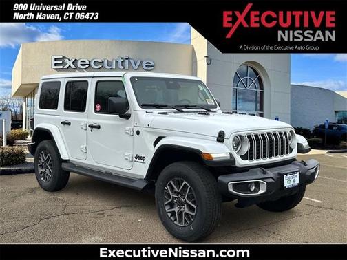 White 2026 Jeep Wrangler Sahara SUV