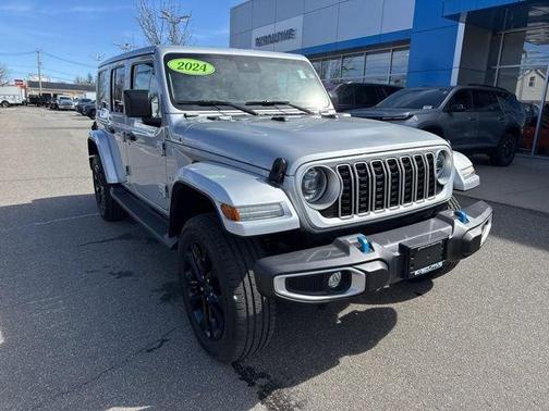 Silver 2024 Jeep Wrangler 4xe Sahara