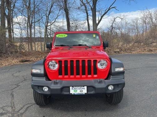 Red 2021 Jeep Wrangler Unlimited Sport