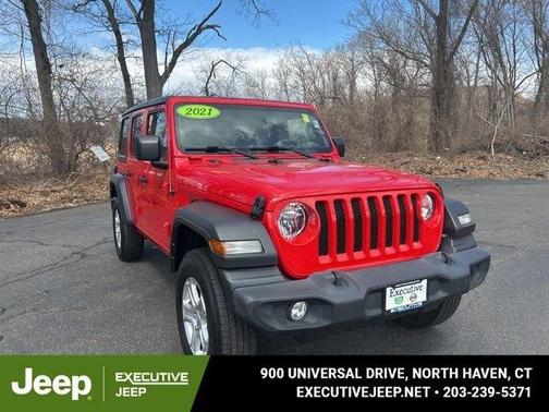 Red 2021 Jeep Wrangler Unlimited Sport