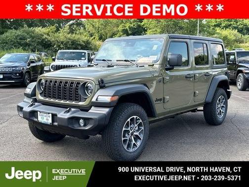 Green 2025 Jeep Wrangler Sport