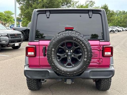 Red 2022 Jeep Wrangler Unlimited Sport