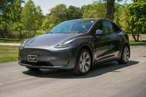 Gray 2021 Tesla Model Y Long Range Dual Motor All-Wheel Drive