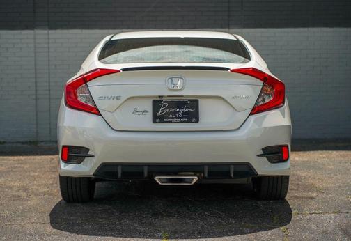 Platinum White Pearl 2020 Honda Civic Sport