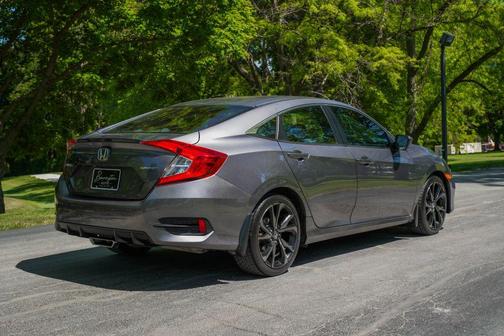 Modern Steel Metallic 2019 Honda Civic Sport