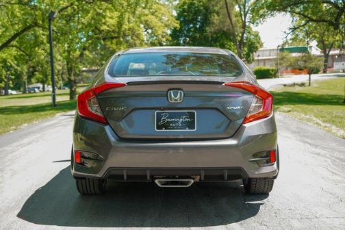Modern Steel Metallic 2019 Honda Civic Sport