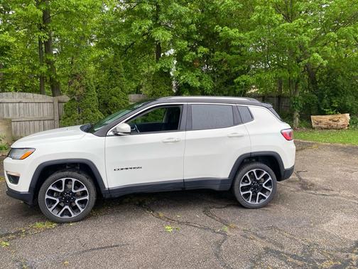 White Clearcoat 2018 Jeep Compass Limited