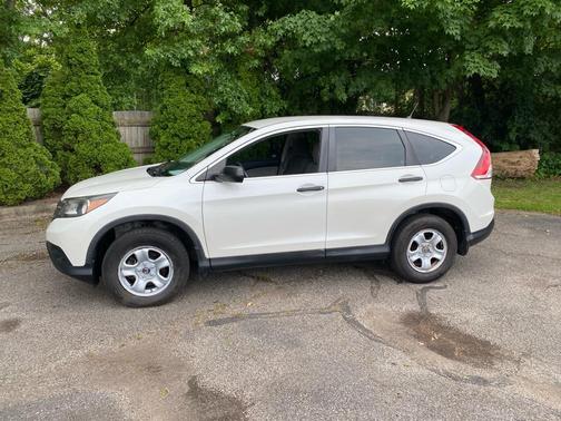 White Diamond Pearl 2013 Honda CR-V LX