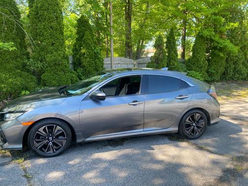 GRAY 2018 Honda Civic EX