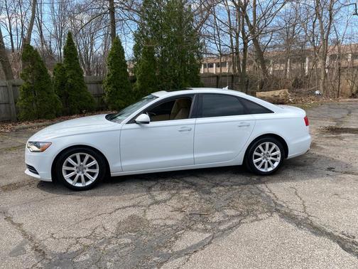 WHITE 2015 Audi A6 2.0T Premium