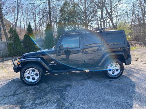 Black Clearcoat 2015 Jeep Wrangler Unlimited Sahara