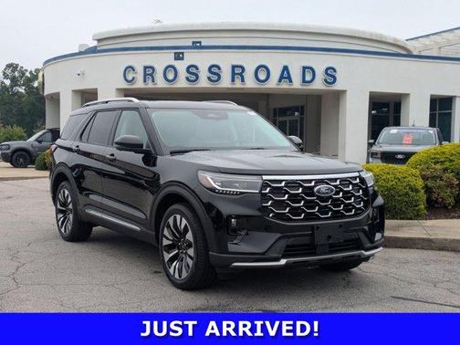 Agate Black Metallic 2026 Ford Explorer Platinum