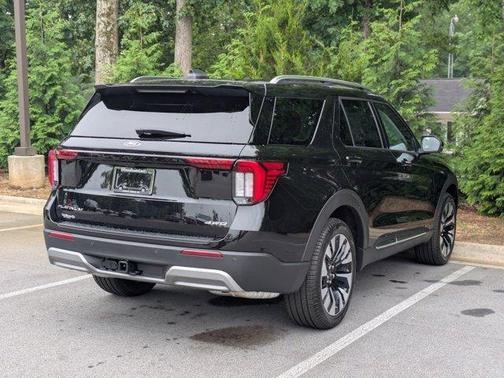Agate Black Metallic 2026 Ford Explorer Platinum