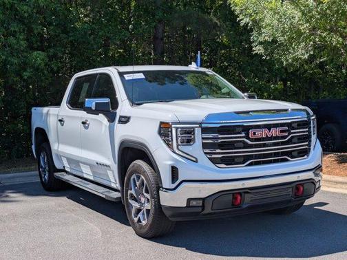 Summit White 2025 GMC Sierra 1500 SLT