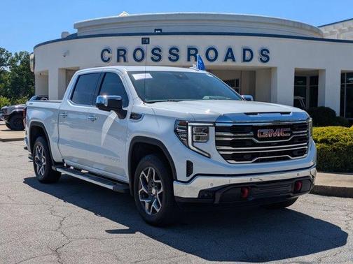 Summit White 2025 GMC Sierra 1500 SLT