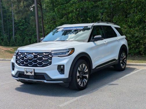 White Metallic 2026 Ford Explorer Platinum
