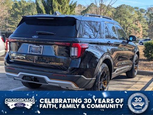 Agate Black Metallic 2026 Ford Explorer Tremor