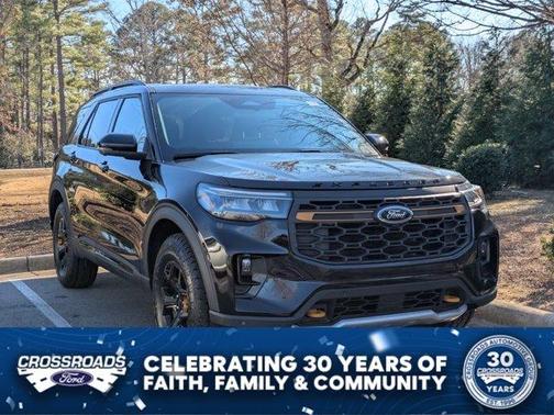 Agate Black Metallic 2026 Ford Explorer Tremor