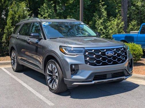 Carbonized Gray Metallic 2026 Ford Explorer Platinum