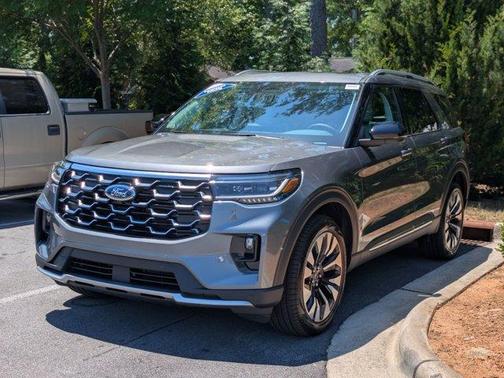 Carbonized Gray Metallic 2026 Ford Explorer Platinum
