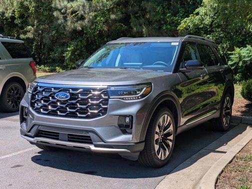 Carbonized Gray Metallic 2026 Ford Explorer Platinum