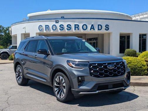 Carbonized Gray Metallic 2026 Ford Explorer Platinum