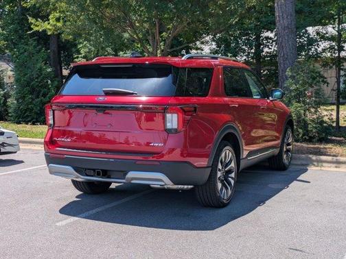 Rapid Red Metallic Tinted Clearcoat 2026 Ford Explorer Platinum