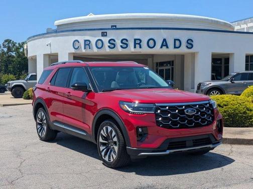 Rapid Red Metallic Tinted Clearcoat 2026 Ford Explorer Platinum