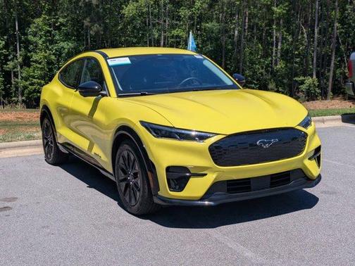 Yellow 2025 Ford Mustang Mach-E Premium