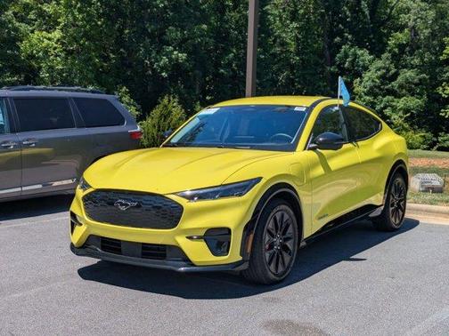 Yellow 2025 Ford Mustang Mach-E Premium