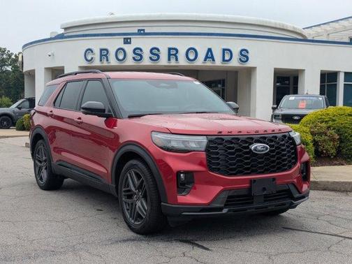 Rapid Red Metallic Tinted Clearcoat 2026 Ford Explorer ST-Line
