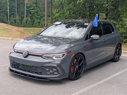 Graphite Gray W/Black Roof 2024 Volkswagen Golf GTI 2.0T 380 Autobahn