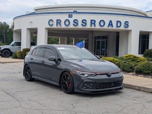 Graphite Gray W/Black Roof 2024 Volkswagen Golf GTI 2.0T 380 Autobahn