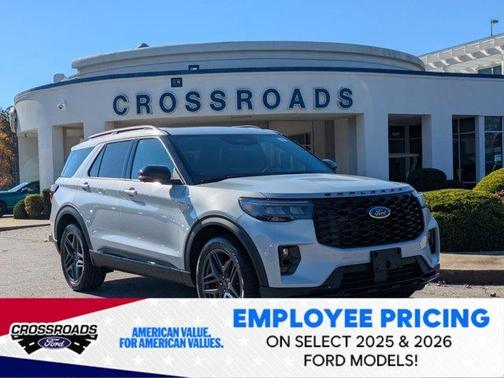 Space White Metallic 2026 Ford Explorer ST-Line