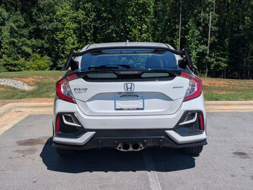 Platinum White Pearl 2020 Honda Civic Sport