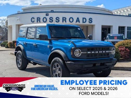 Velocity Blue Metallic 2026 Ford Bronco Big Bend