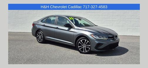 Platinum Gray Metallic 2025 Volkswagen Jetta 1.5T Sport
