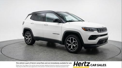 Bright White Clearcoat 2025 Jeep Compass Limited