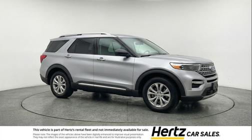 Iconic Silver Metallic 2024 Ford Explorer Limited