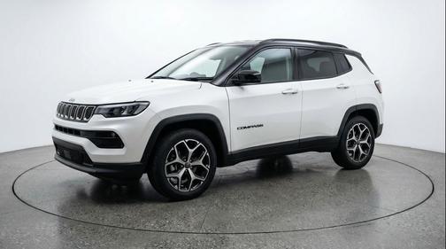 Bright White Clearcoat 2025 Jeep Compass Limited