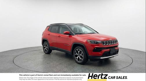 Red Hot Pearlcoat 2025 Jeep Compass Limited