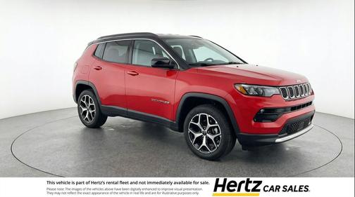 Red Hot Pearlcoat 2025 Jeep Compass Limited
